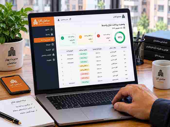 ثبت دقیق هزینه ها و درآمدهای ساختمان توسط خزانه دار